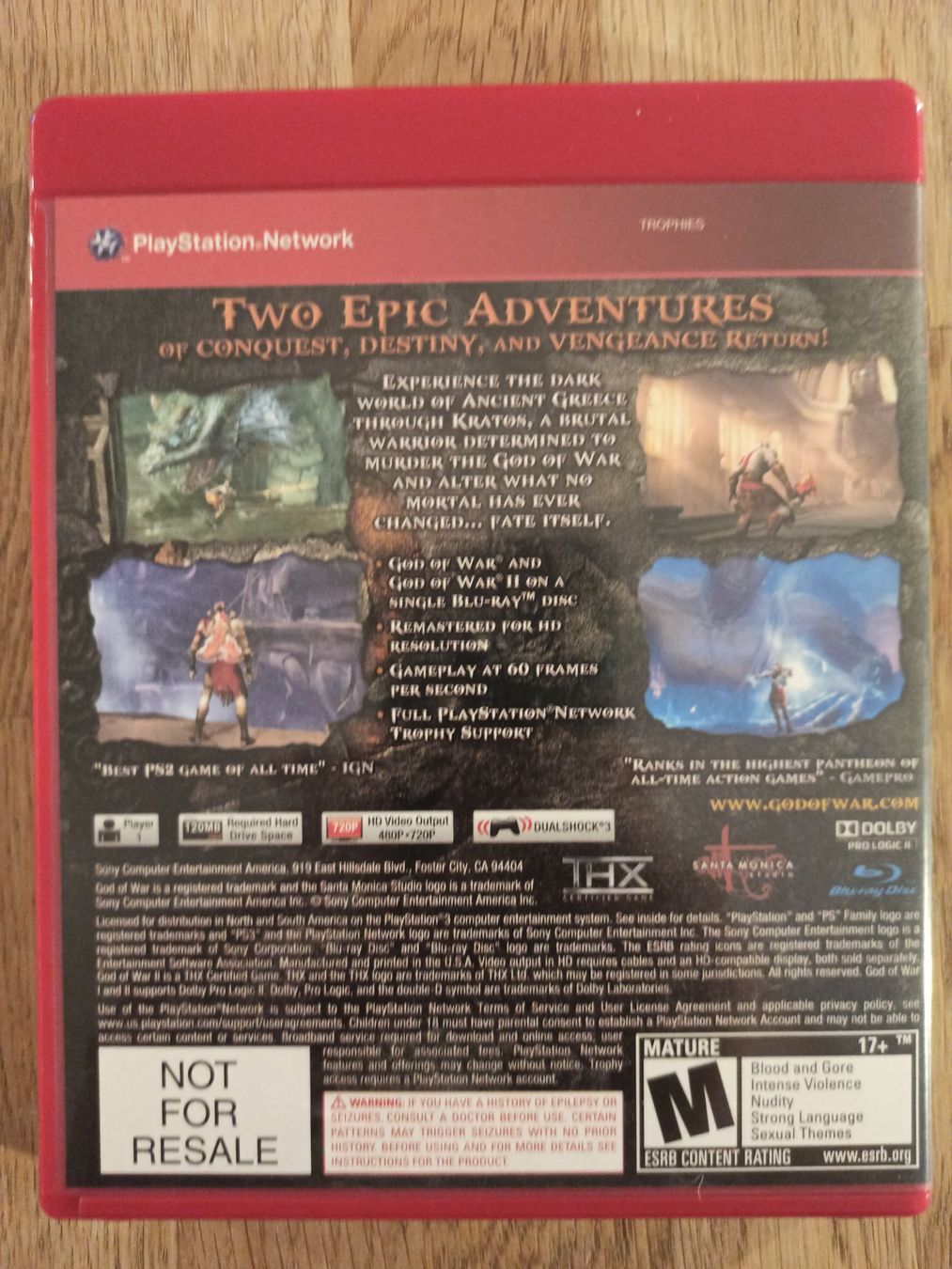 Giochi: God of War Collection PS3 - TOP – Usato da Oberweningen venduto da mar_87mx 1