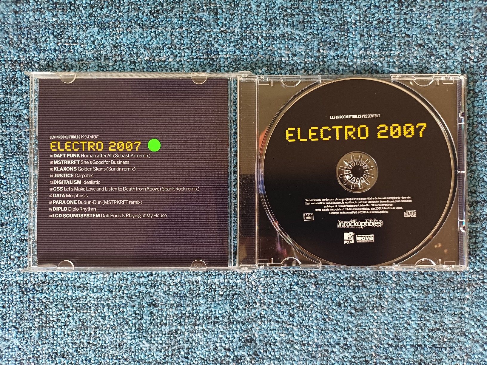 CDs: Electro 2007 Compilation "Les Inrockuptibles" CD – Gebraucht aus Begnins von Drastic-Sound 2
