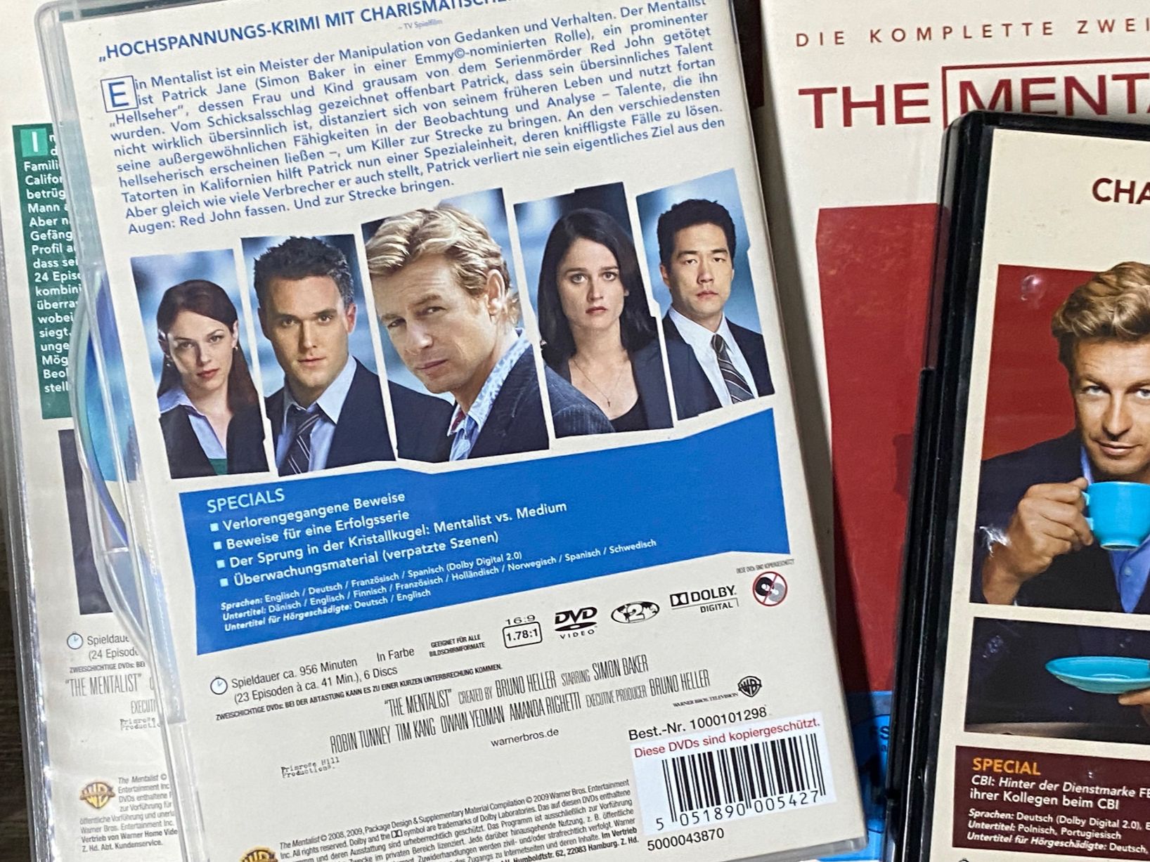 Tutti i DVDs: The Mentalist – Usato da Muri b. Bern venduto da AdidasCollector 2