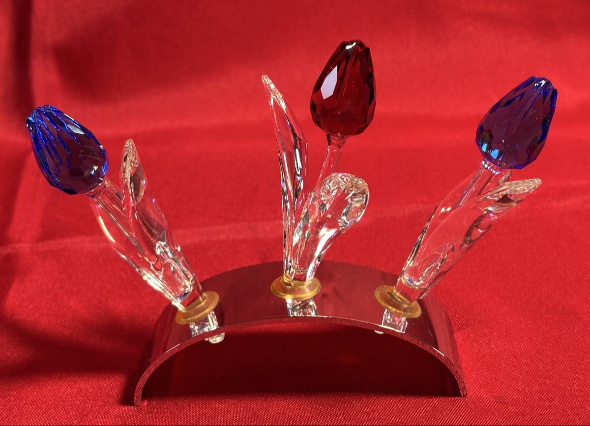 Swarovski Statuette: Swarovski Tulpenbeet gross – Usato da Seon venduto da Ceci7 1