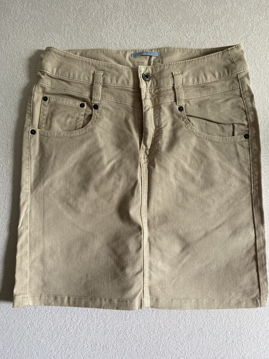 Strenesse Gonne: Jupe en Jeans Beige | Strenessee | Taille M – Usato da geneve venduto da cey_5ywd