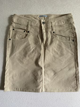 Jupe en Jeans Beige | Strenessee | Taille M