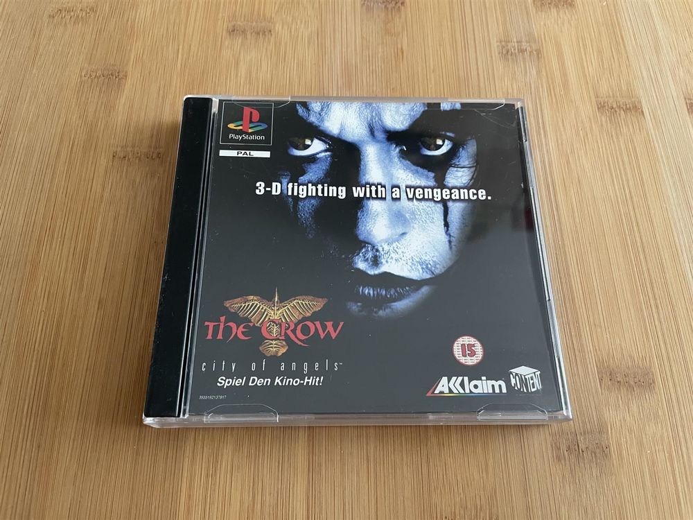 The Crow City Of Angels PAL playstation ps1 complete with manual