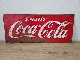 Coca Cola Vintage Schild aus USA ~ 1960s