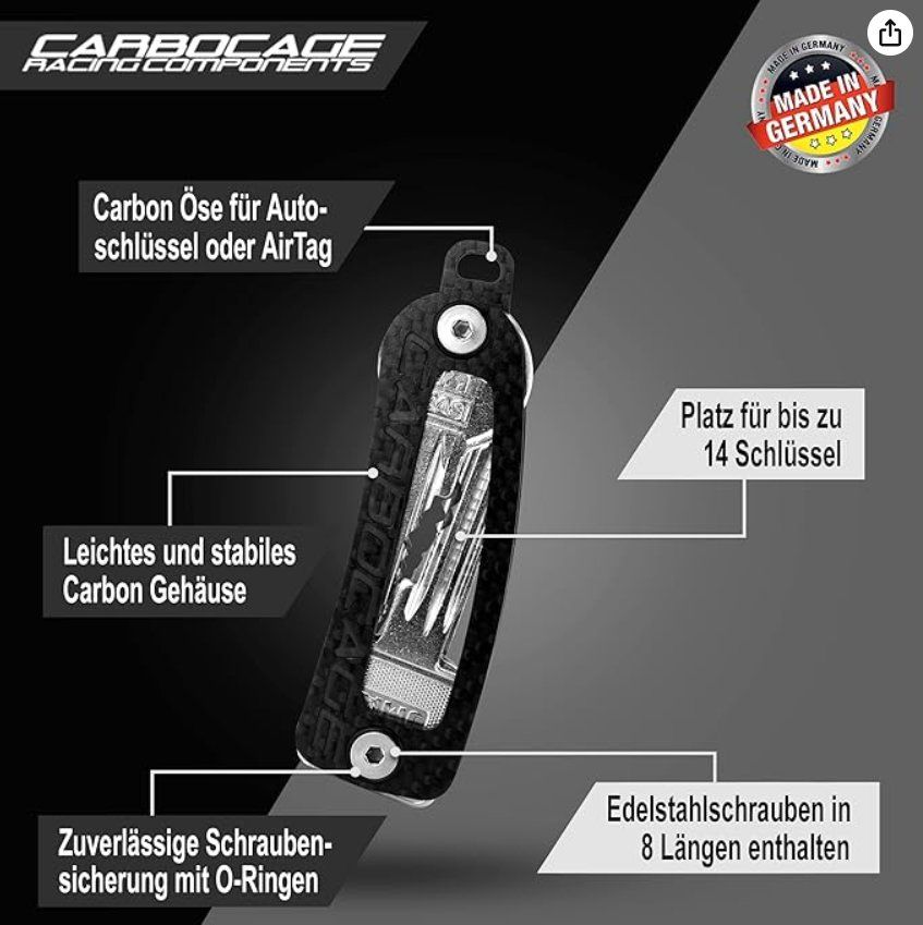 Portachiavi: Carbocage Schlüsselorganizer – Nuovo (secondo la descrizione) da Oberhasli venduto da initiation 1