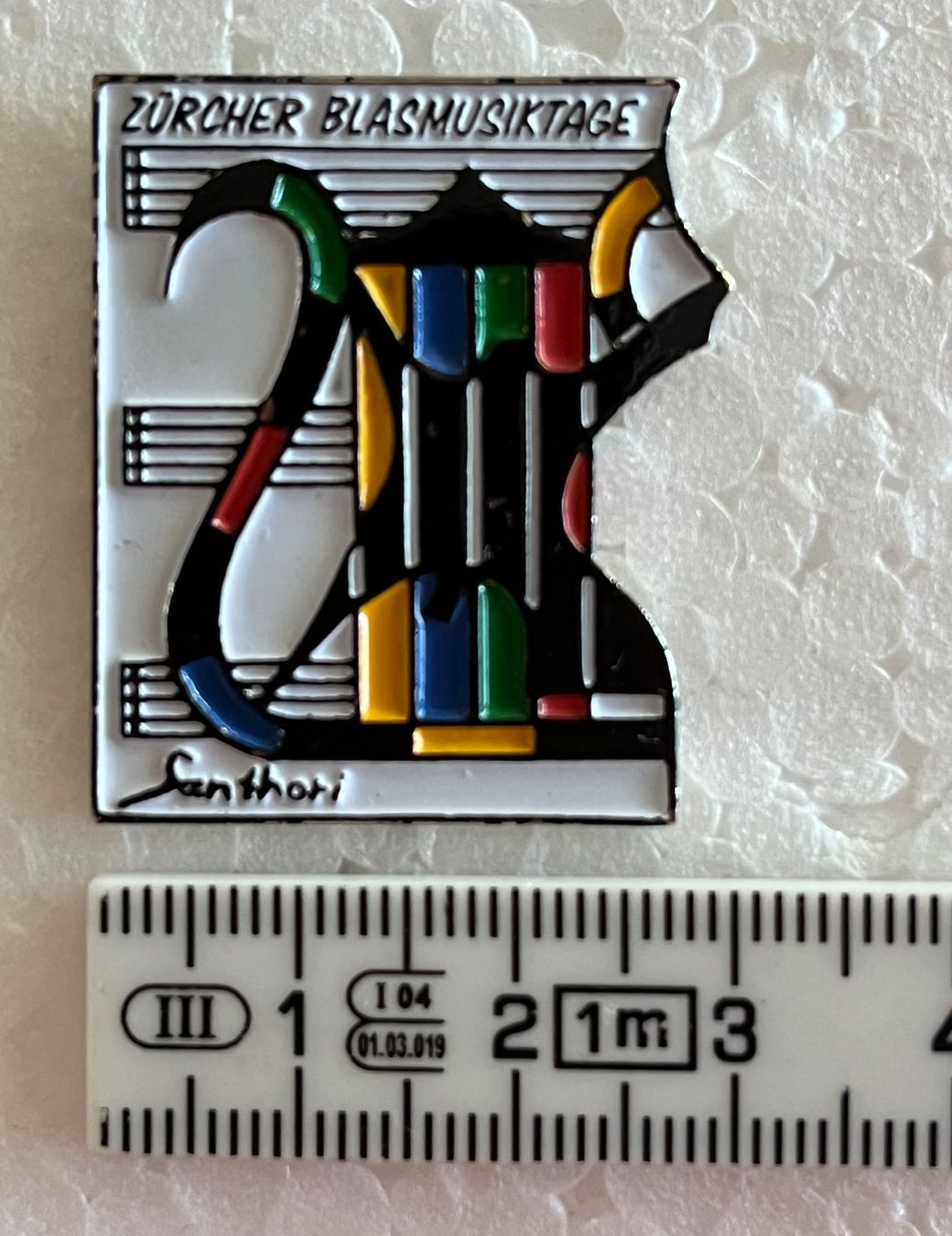 Placchette & Badge: 4 Pins Blasmusik – Usato da Zürich venduto da Gurkis