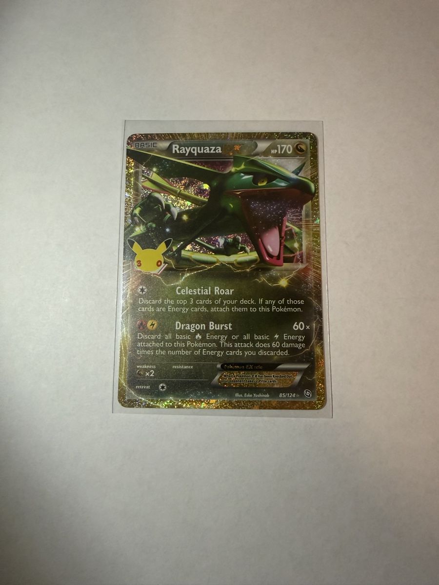 Pokémon Carte collezionabili: Pokemon Rayquaza ex 30th – Nuovo (secondo la descrizione) da Winterthur venduto da stipooo97
