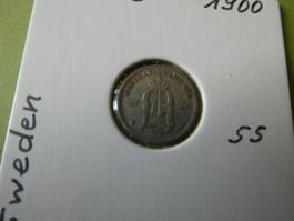 Schweden 1900, 10 Oere    Silber