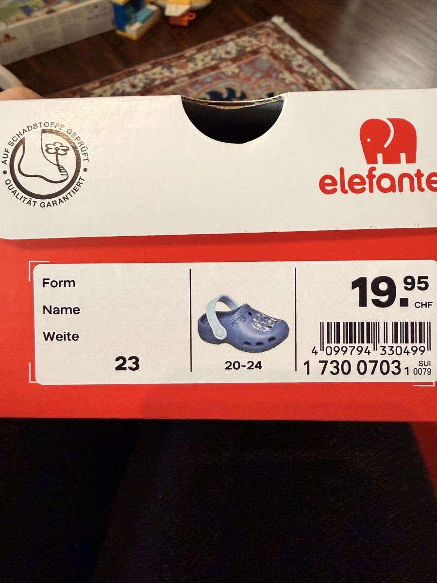 Elefanten Scarpe per ragazzi: Elefanten Badeschuhe/Clogs, Gr. 23, Top Zustand! – Usato da Winterthur venduto da hera05 2