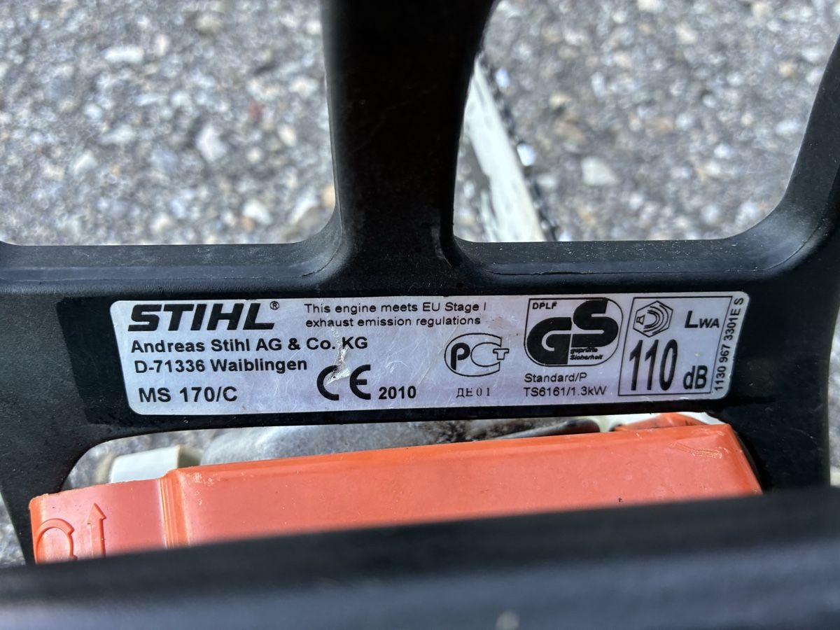 Stihl Seghe: Stihl MS 170 C – Difettoso da Rüderswil venduto da Avant530 4