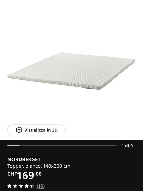 Ikea Letti: Bett MALM 140x200cm – Usato da Wettingen venduto da giulia89 4