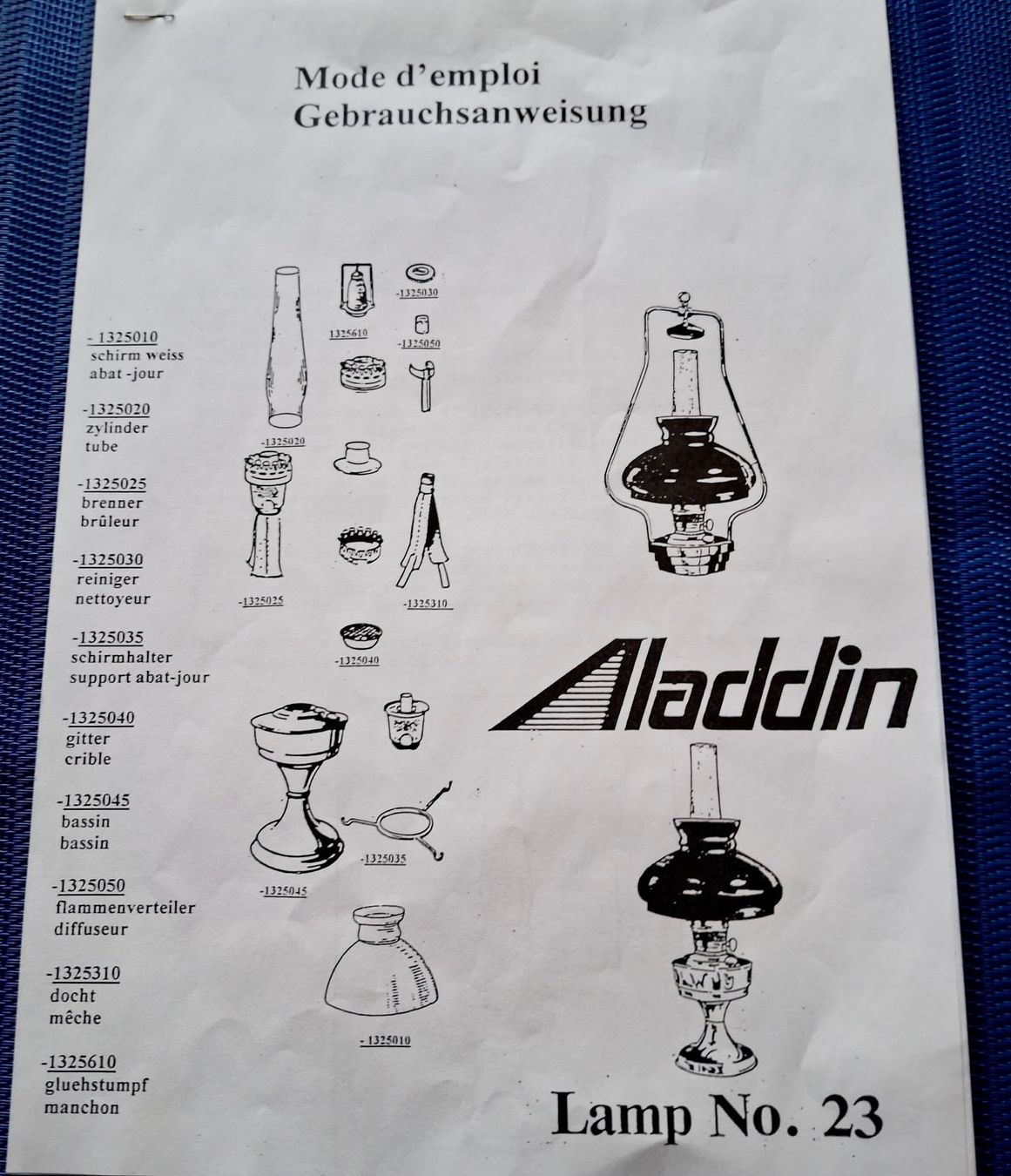 Lampen: Petroleum Lampe Aladdin Nr. 23 – Neu (gemäss Beschreibung) aus Goldiwil (Thun) von mps_r7ld 3