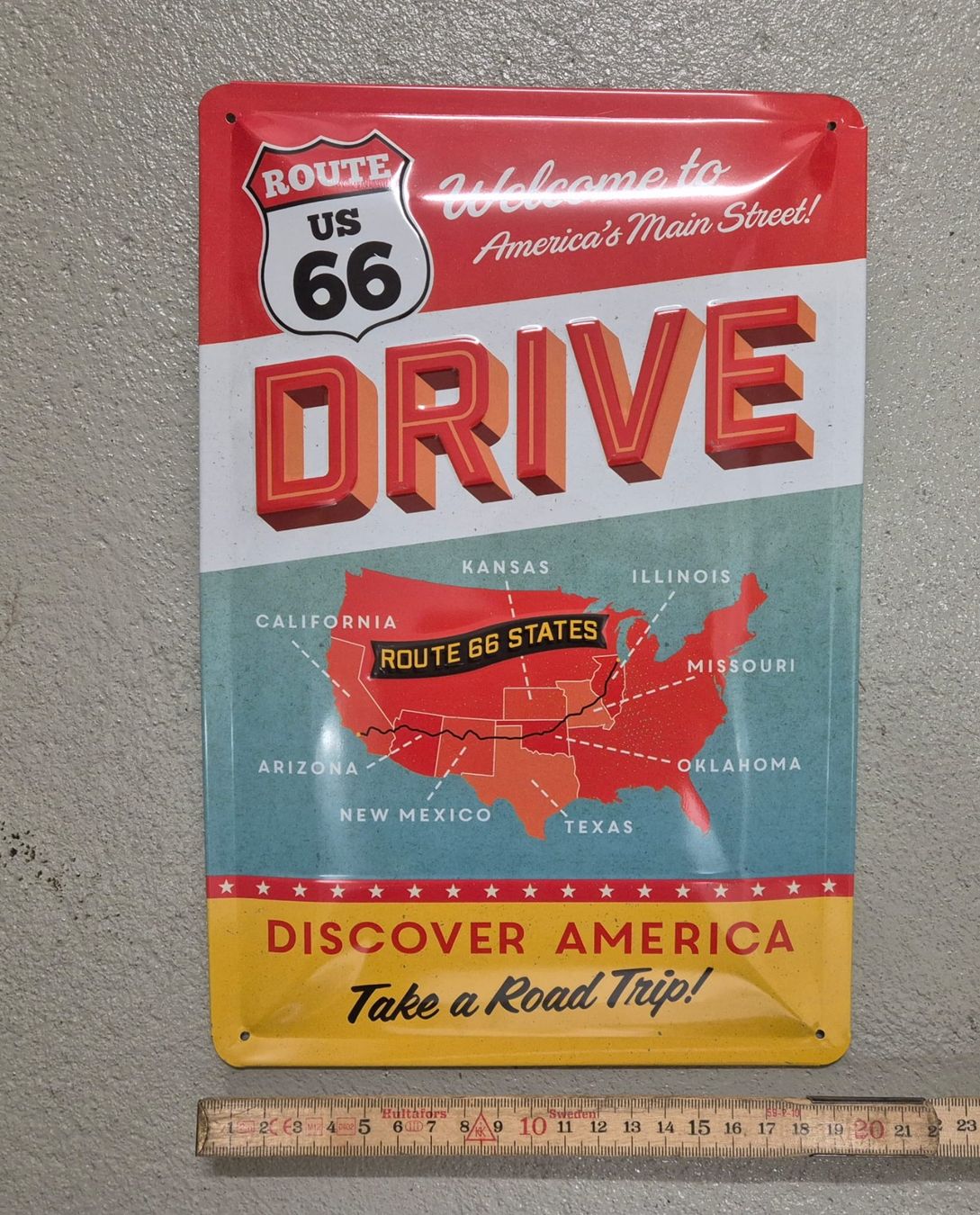 Insegne: Replika-Schild Route 66 – Usato da Lachen SZ venduto da myr_qk5y 1