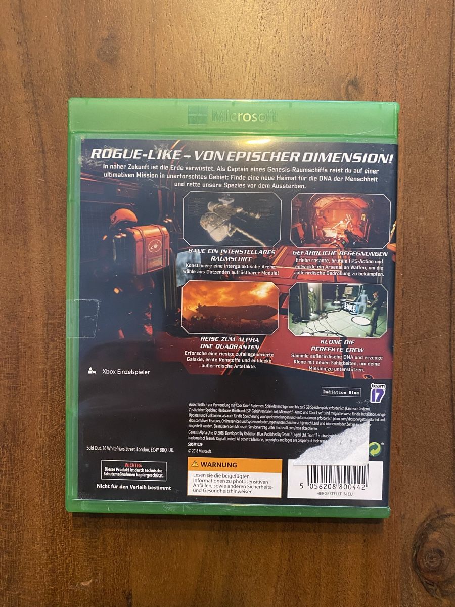 Microsoft Giochi: Genesis Alpha One für Xbox One – Usato da Thunstetten venduto da Virus_33 2