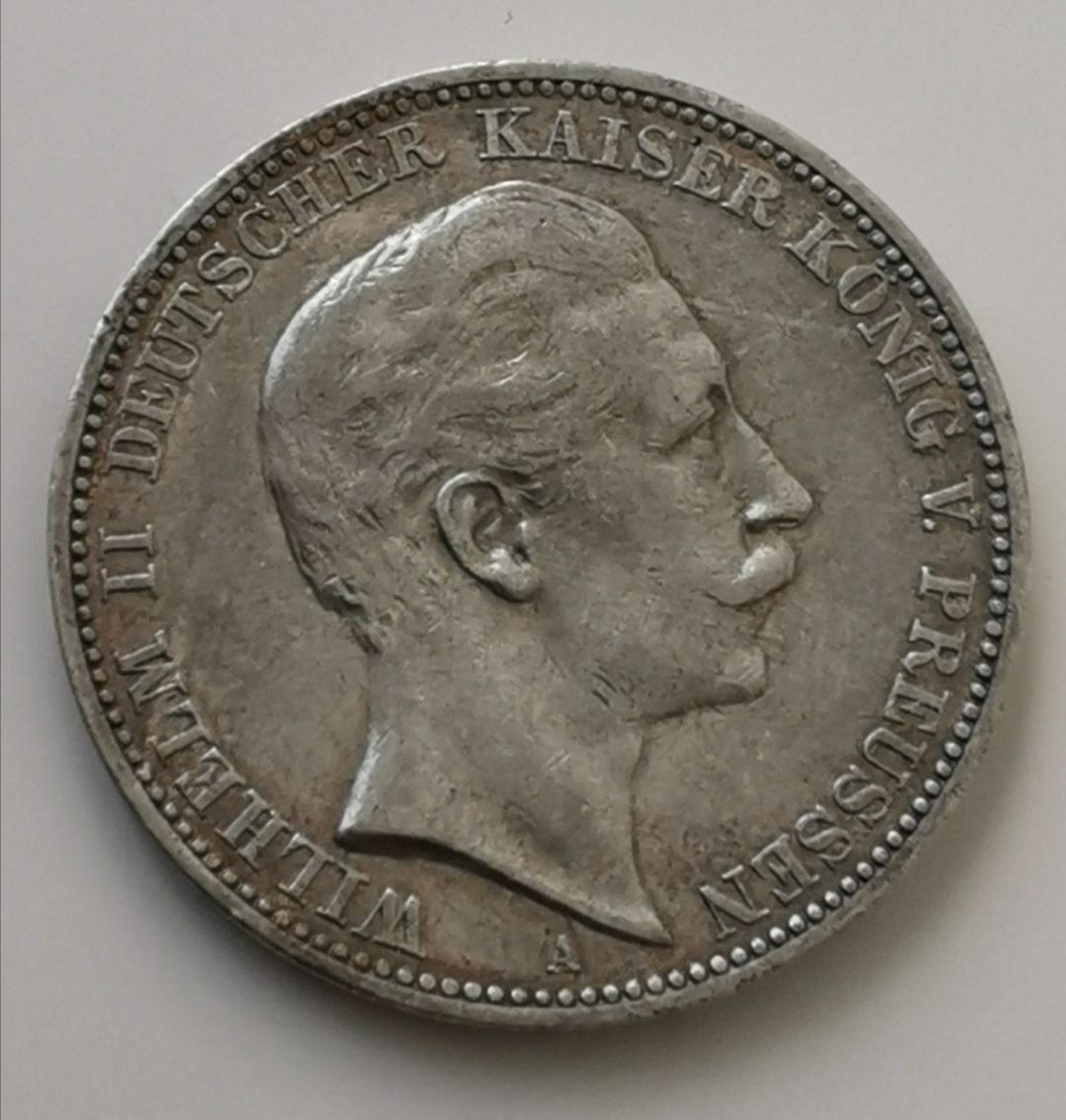 Tutti le monete: 3 Mark 1909 Deutsches Reich Silber – Usato da Zürich venduto da turbopuz