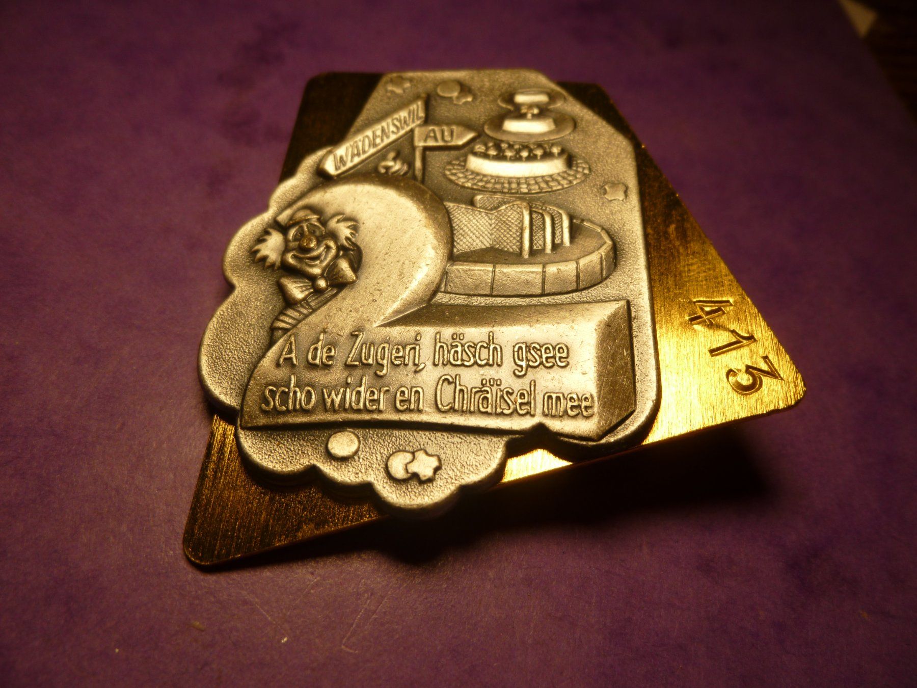 Placchette & Badge: WÄDENSWIL 2008 GOLD – Usato da Ried (Muotathal) venduto da Mandarin02