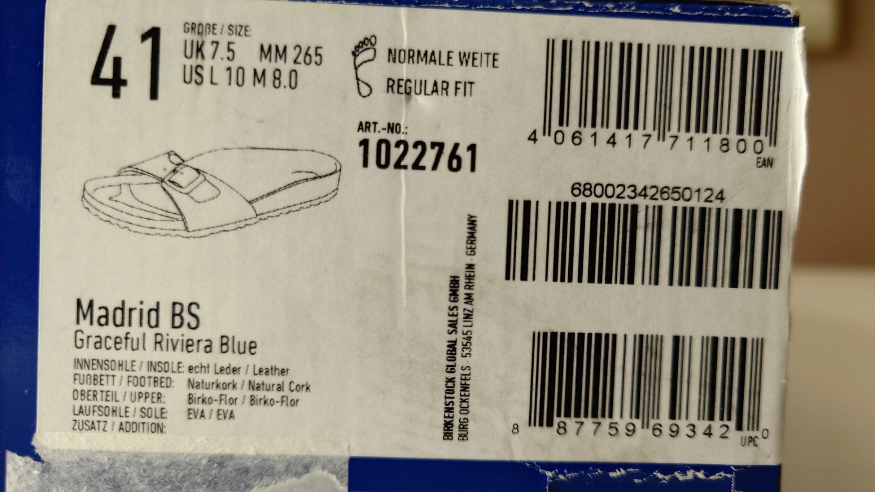 Birkenstock Damenschuhe: Birkenstock Madrid, Grösse 41 – Neu und originalverpackt aus Riehen von markstre11 4