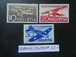 CH 1944 Nr. F37-F39 postfrisch **