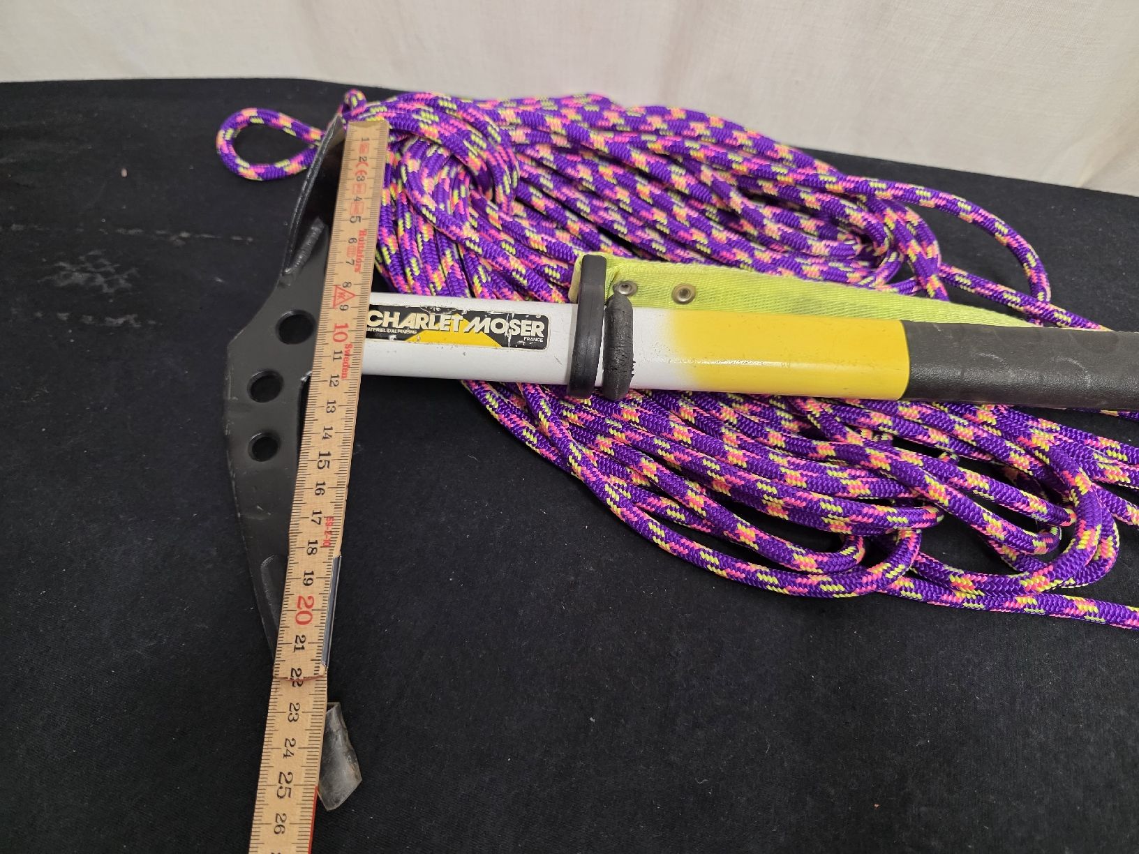 Attrezzatura da arrampicata: Eispickel Charlet Moser mit Seil  – Usato da Wolfertswil venduto da Antiko 2