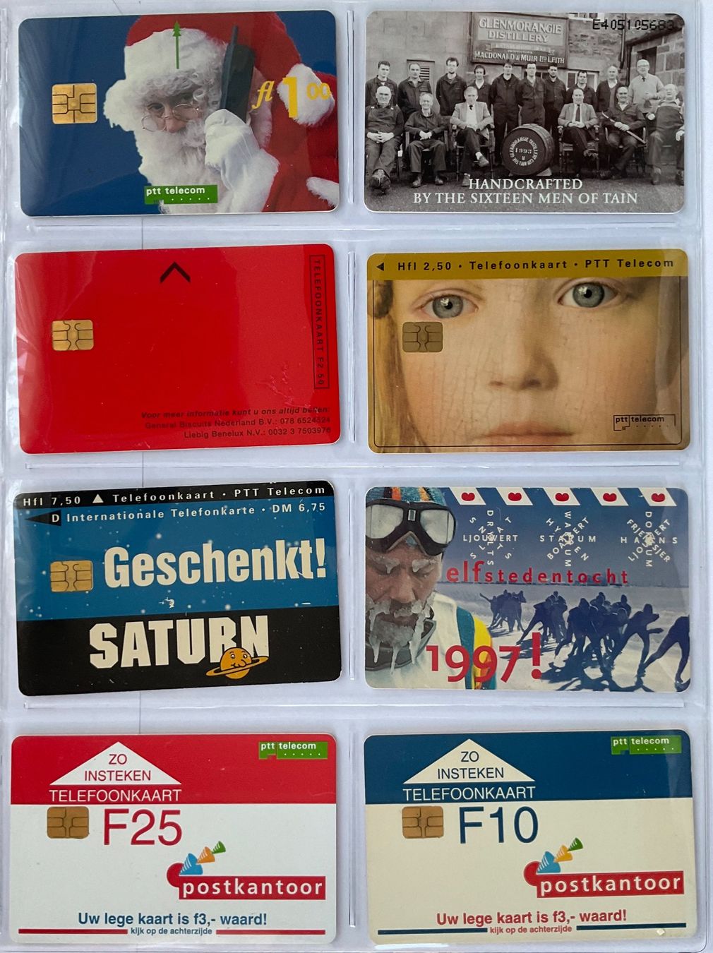 Schede telefoniche: 8 Telefonkarten Niederlande – Usato da Winterthur venduto da Grap75