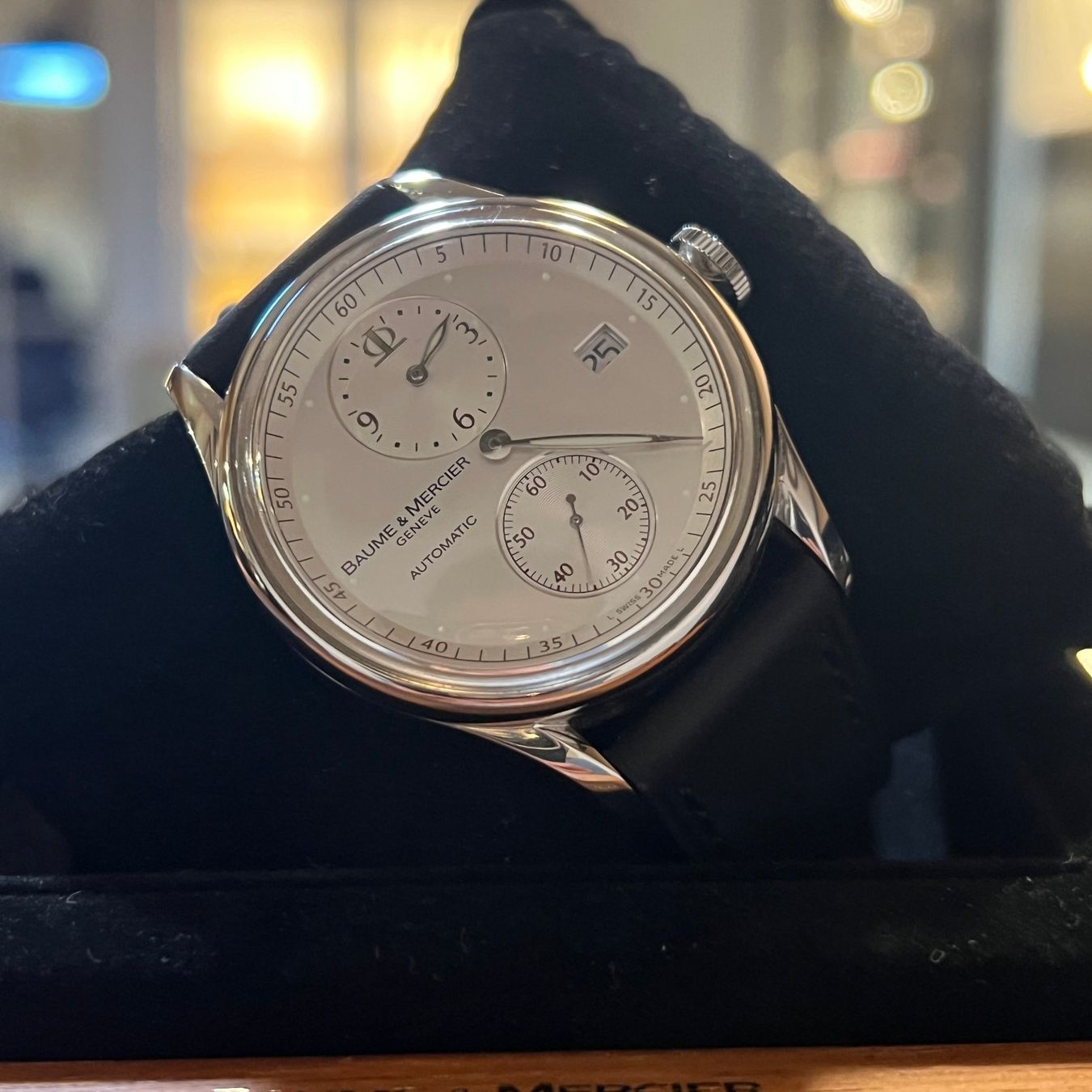 Baume & Mercier Uhren: Baume & Mercier Automatic Date Full Set 65573 – Gebraucht aus Carouge GE von Watchaser 7