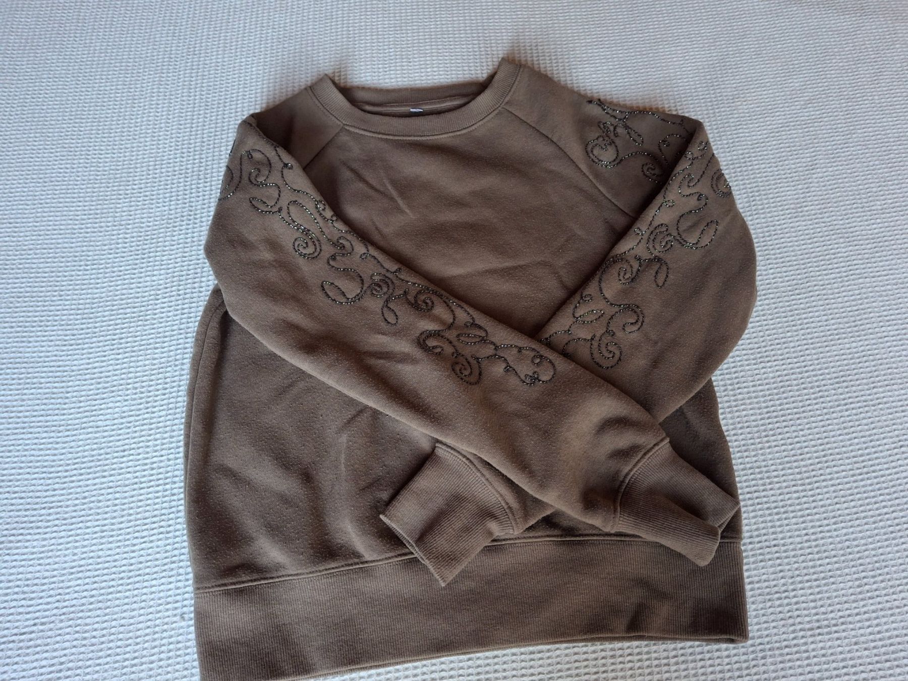 Maglioni & Felpe: Pull sweat vert olive taille XS 50% coton – Usato da Villiers venduto da san_jn5w 3