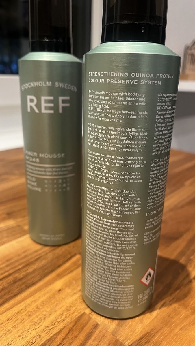 Prodotti per capelli: REF Fiber Mousse N°345, 2x 250 ml, neu – Nuovo e nell'imballaggio originale da Hünenberg venduto da Sweetnose 1