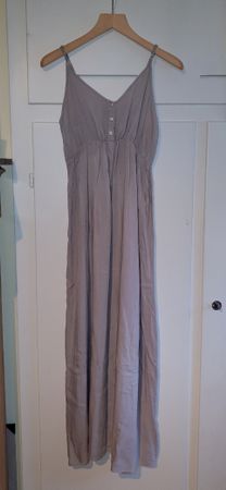 Robe maxi longue d'été Chicoree, taille L, beige clair