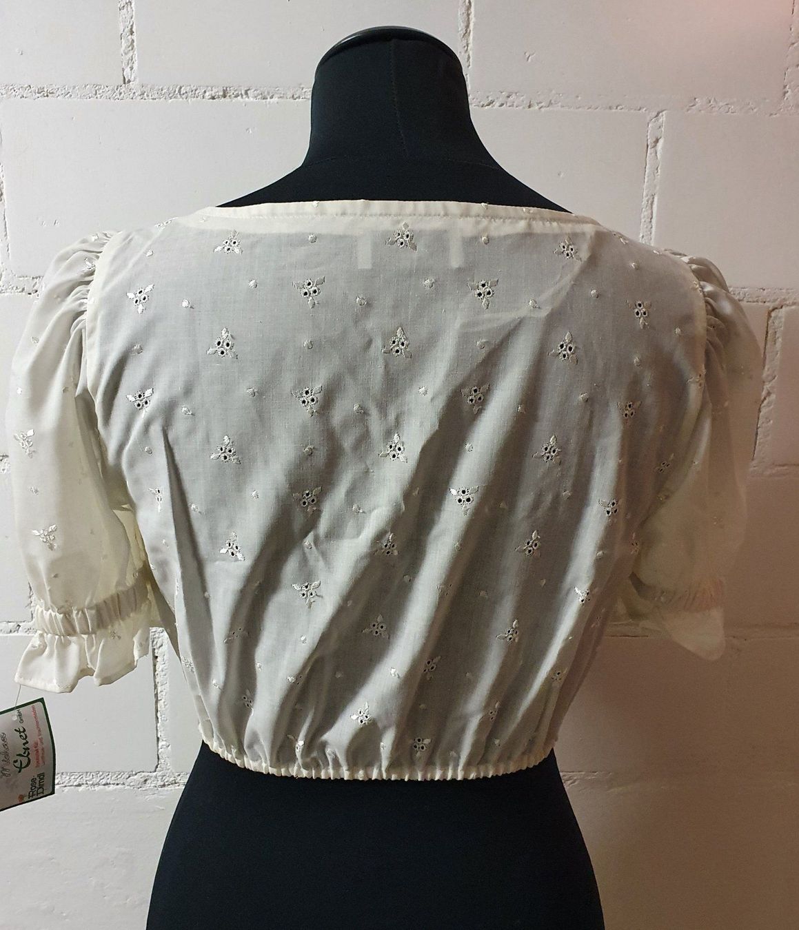 Camicette: Neu: "Rose " / Dirndl Bluse / Gr. 44 / creme – Nuovo (secondo la descrizione) da Muri AG venduto da Edlerweiss 5