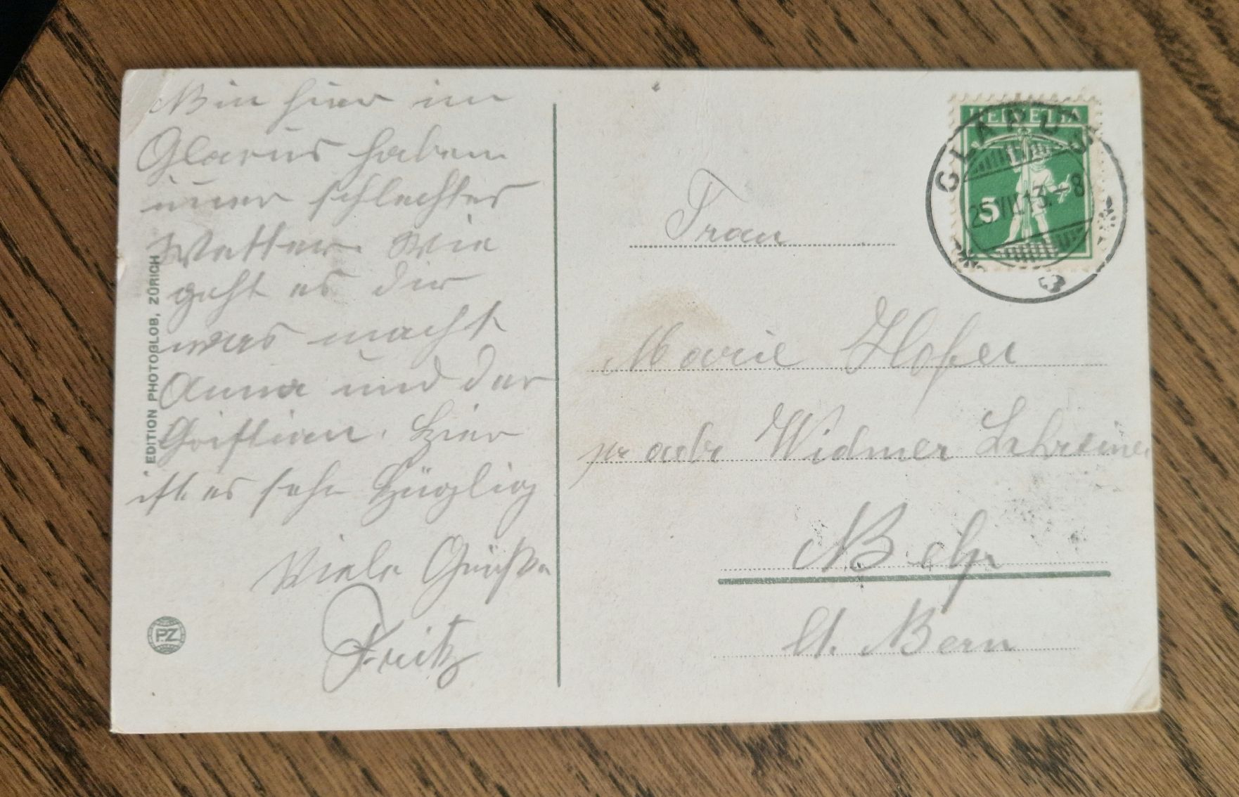 Cartoline postali: Glarus gegen die Freiberge – Usato da Ebikon venduto da Donar50 1