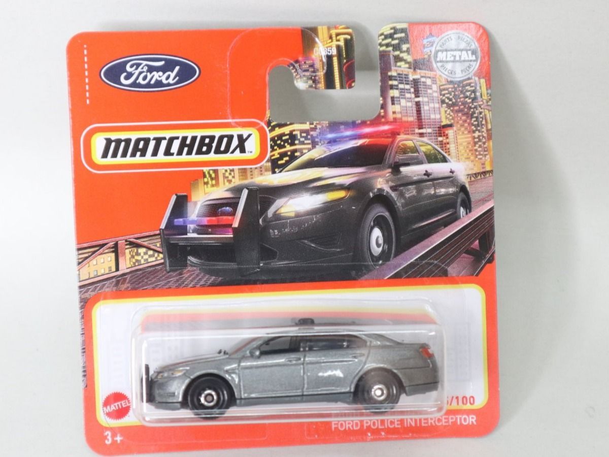 Matchbox Modellini d'auto: Matchbox Ford Police Interceptor zivil unmarked Polizei – Nuovo e nell'imballaggio originale da Eschenbach SG venduto da Astalavista