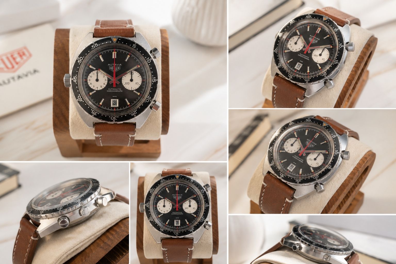 Tag Heuer Uhren: Vintage Heuer Autavia 1163 – Gebraucht aus Savigny von mcwilliams