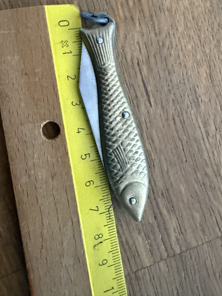Coltelli tascabile: SANDRIK Taschenmesser Fischform, Sackmesser – Usato da Goldach venduto da Messerguru 6