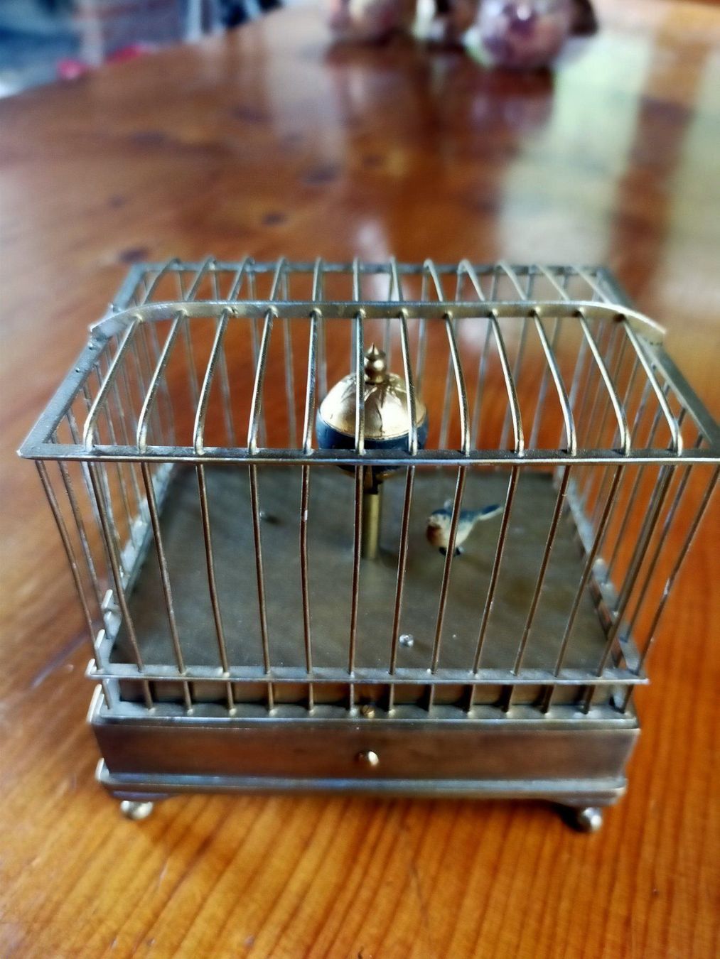Orologi: Antike Vogelkäfiguhr Novelty Clock – Usato da Ennetmoos venduto da brunhildenb