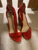 Rote Minelli Sandalen mit Absatz Gr 39