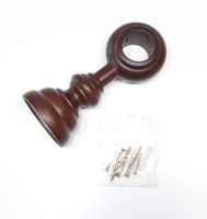 Vorhangstangenhalter aus Holz - Support de tringle à rideau