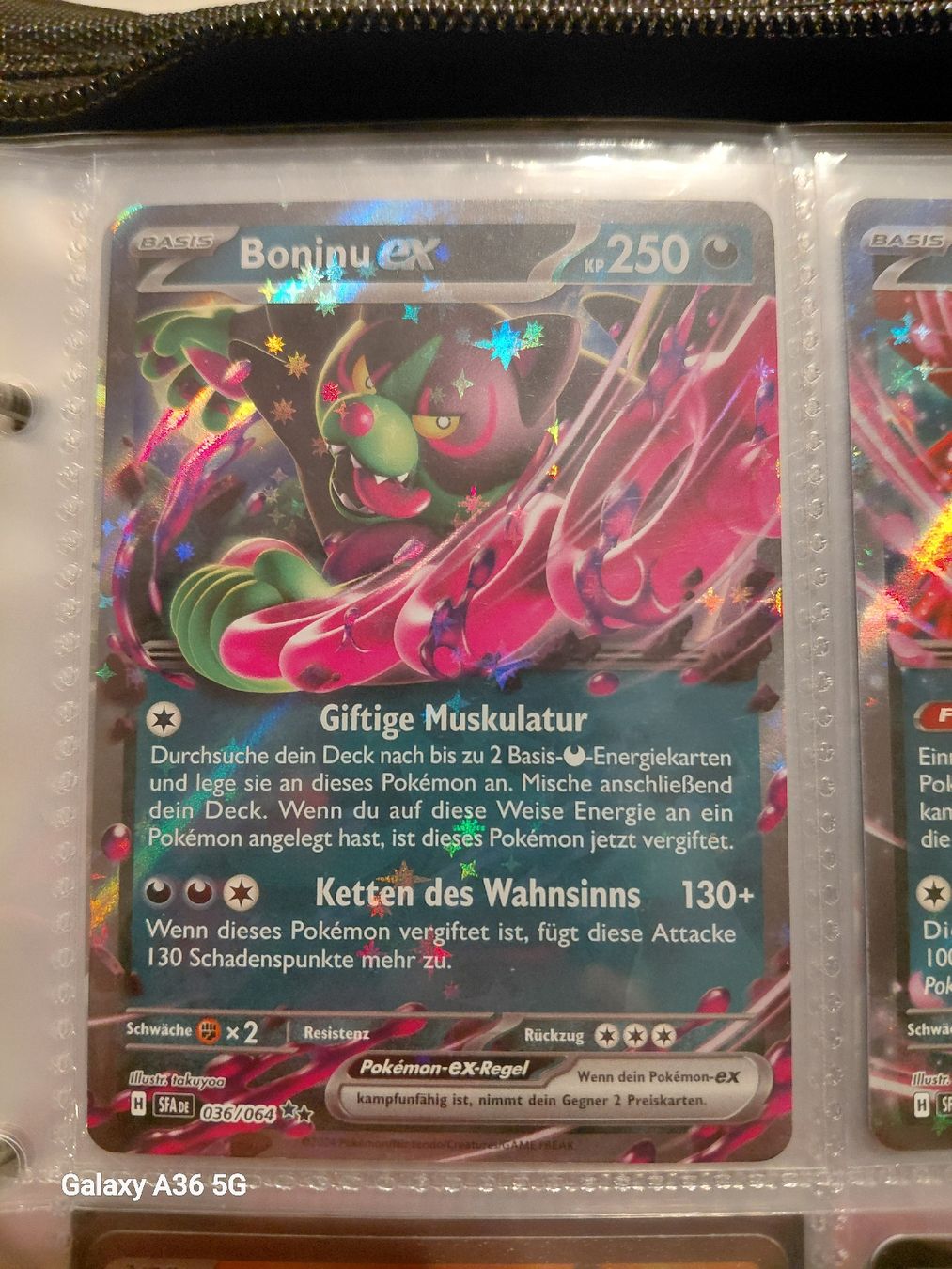 Pokémon Carte collezionabili: Boninu ex 036/064 – Nuovo (secondo la descrizione) da Zuchwil venduto da Sam-ler-in