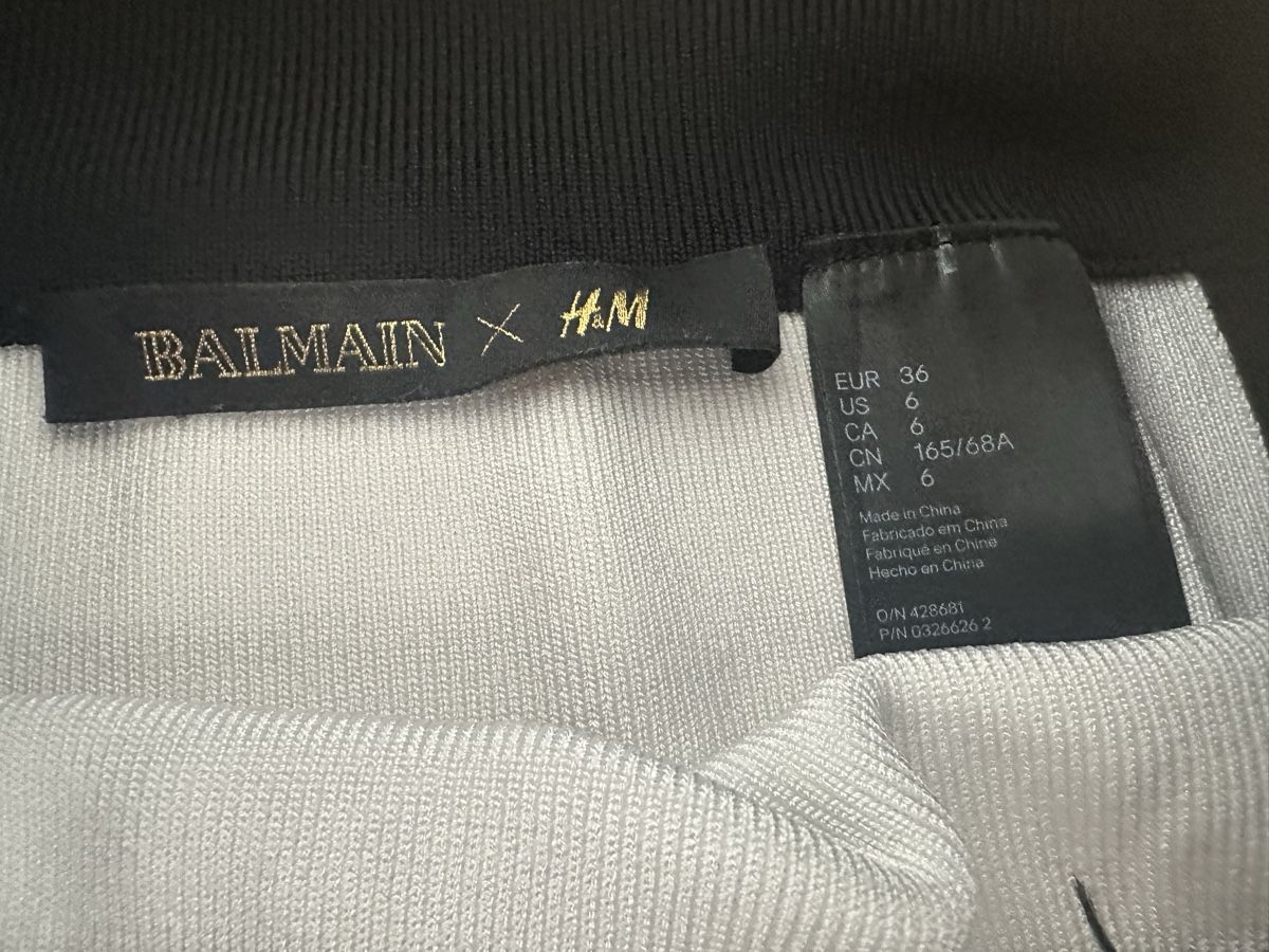 Balmain Gonne: Balmain x H&M Bleistiftrock Grösse 36 – Usato da Wädenswil venduto da Ktodat 3