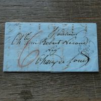 1851  VORPHILA - FALTBELEG Stempel GENEVE