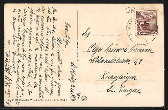 Cartes postales: St. Moritz-Dorf, Teilansicht gegen Muott – D'occasion à Berlin par bartko-reher 1