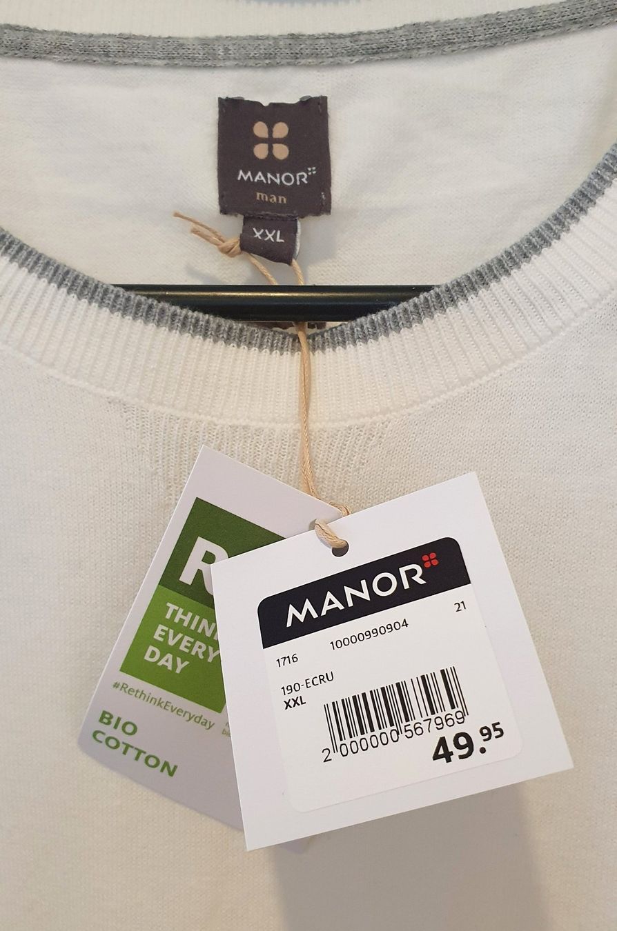 Maglioni & Felpe: ++ dünner Manor Pullover in weiss ++ Gr. XXL ++ NEU ++ – Nuovo e nell'imballaggio originale da Chur venduto da aladin_04 1
