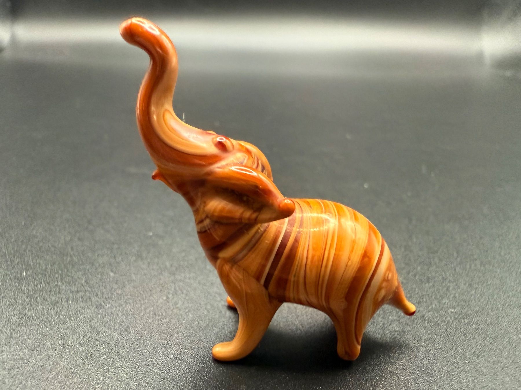 Statuette: Vintage Glas Elefant – Usato da Lamone venduto da LaCantinaMagica 3