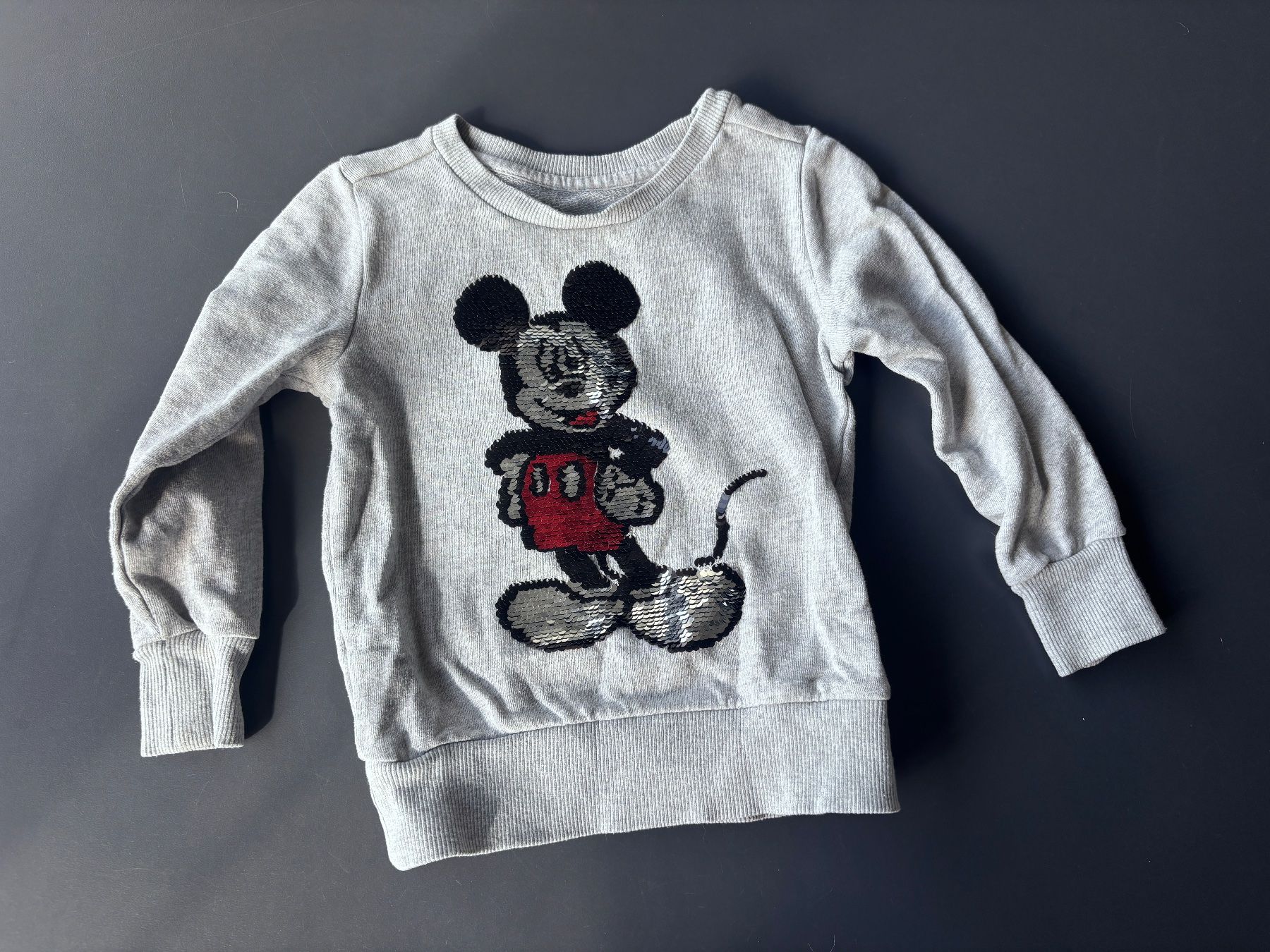 Pullover & Sweatshirts: Disney Mickey Mouse Pullover grey size 98/104 – Gebraucht aus Brugg AG von tsannen