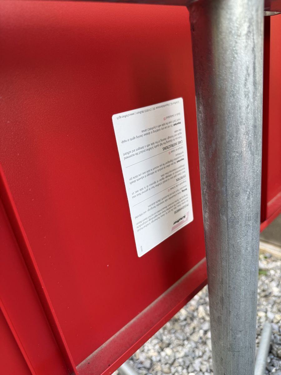 Tavoli: Gartentisch von Schaffner rot – Usato da Horgen venduto da Pezi8810 4