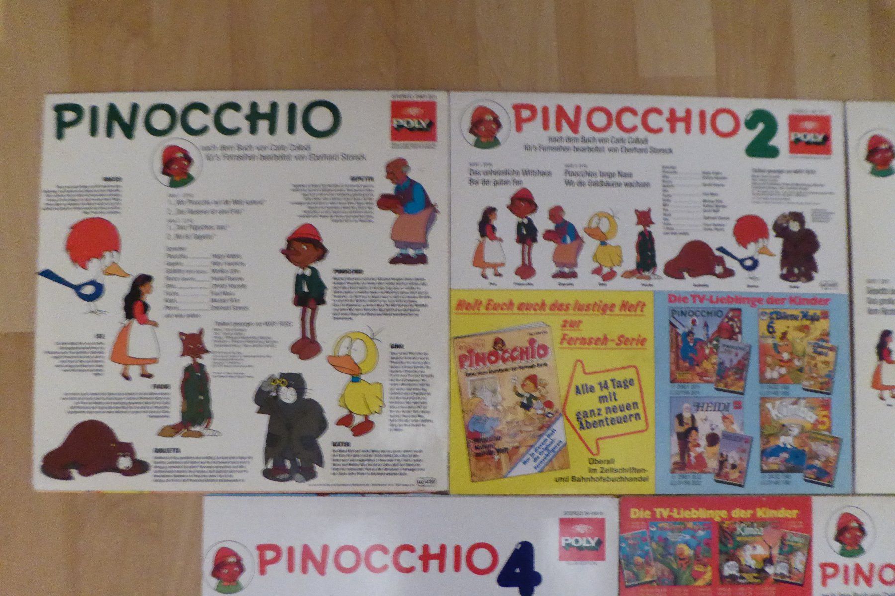 Dischi in vinile: 5x LP Pinocchio Poly Kinder – Usato da Allschwil venduto da Summelsarium 1