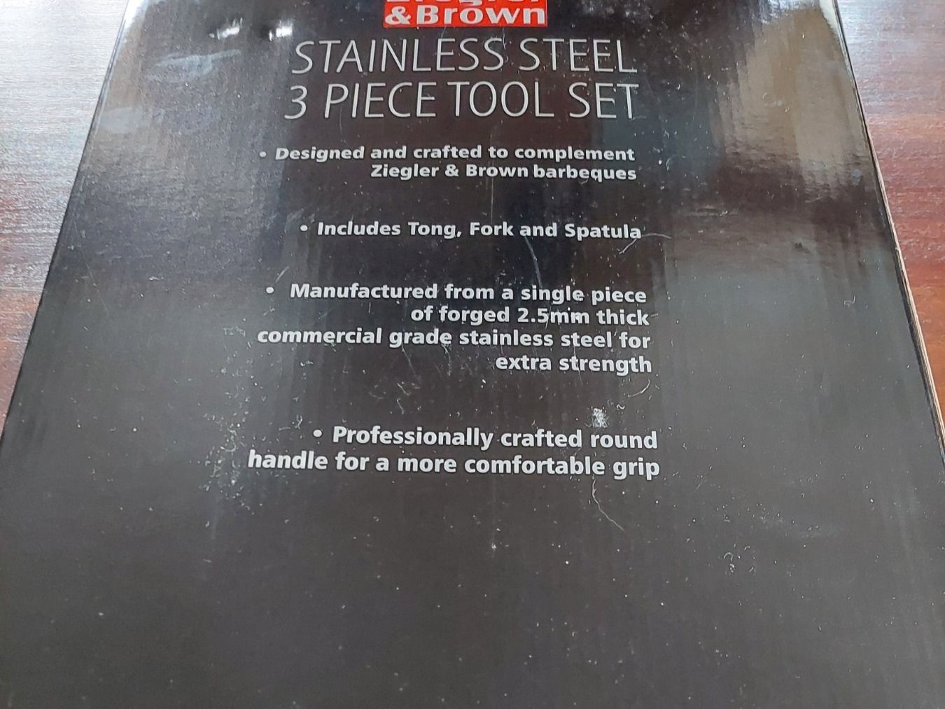 Set di posate: Ziegler & Brown BBQ-Besteck / Grillbesteck 3er-Set – Nuovo e nell'imballaggio originale da Beckenried venduto da Havacola 9