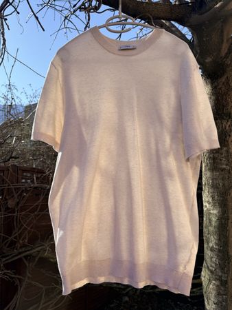 T-shirt d'été mango , taille L, couleur crème
