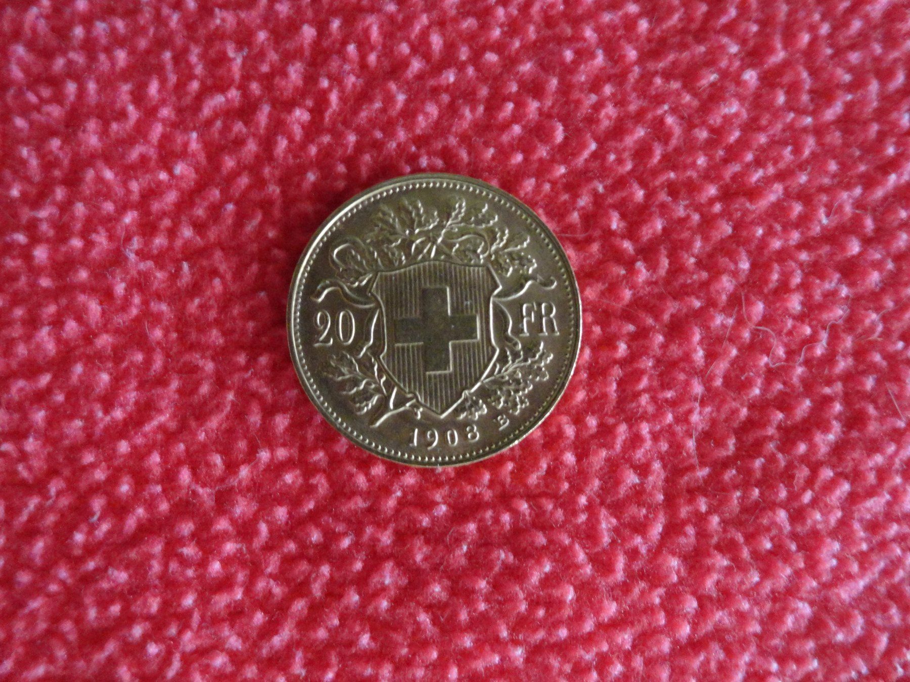 Tutti le monete: Goldvreneli 20 Franken - 1908 B - Top Stempelglanz – Nuovo (secondo la descrizione) da Gerlafingen venduto da Shiva_74 2