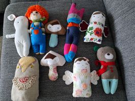 Lot de jouets faits à la main neufs