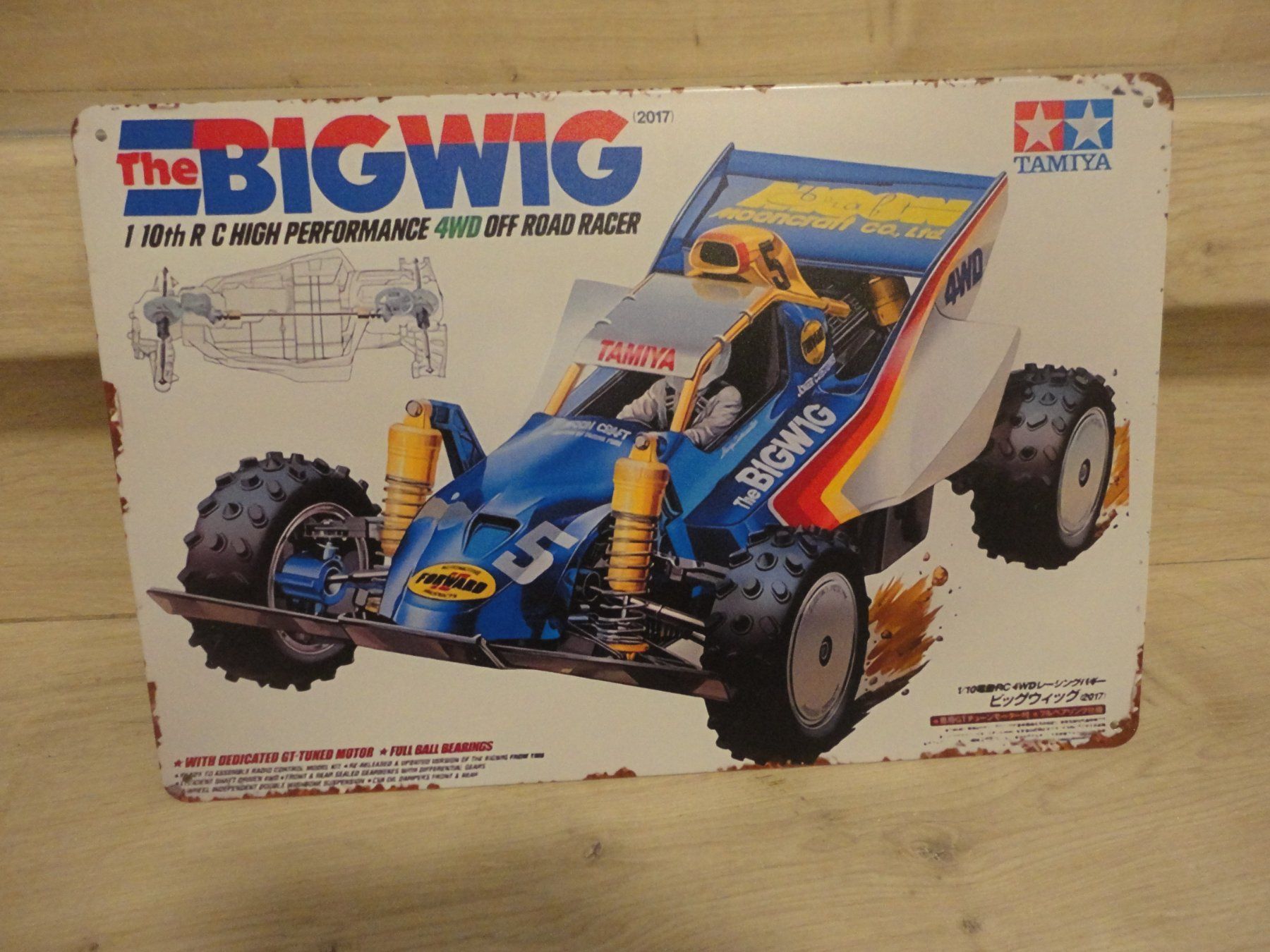 Modellismo RC: Blechschild, cooler Hingucker! Retro! – Nuovo e nell'imballaggio originale da Horgen venduto da RcModell